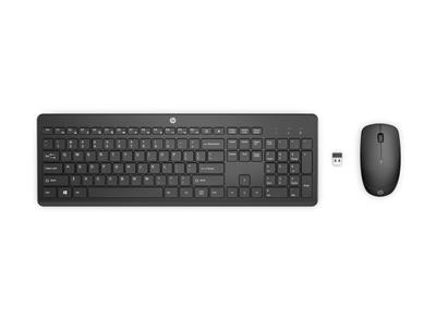 Combo tastiera e mouse wireless HP 235