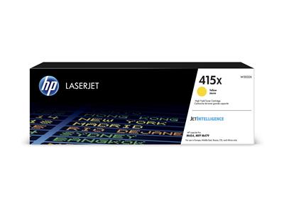 Cartuccia toner giallo originale LaserJet HP 415X ad alta capacità