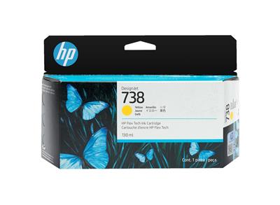 Cartuccia di inchiostro giallo HP DesignJet 738 da 130 ml