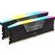 CORSAIR RAM VENGEANCE RGB DDR5 32GB 2X16GB DDR5 6000 PC5-48000 C36 1.4V INTEL XMP MEMORY - BLACK CMH32GX5M2E6000C36