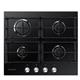 SAMSUNG PIANO GAS 4F 60CM WOK NERO NA64H3010AK