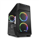 SHARKOON CASE MICRO-ATX 2XUSB 3.0, VETRO TEMPERATO, 2X120MM FAN FRONT, 1X120MM FAN REAR, 4 SLOT ESPA V1000 RGB