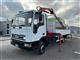 IVECO 75E14 Cassone c/GRU e cestello